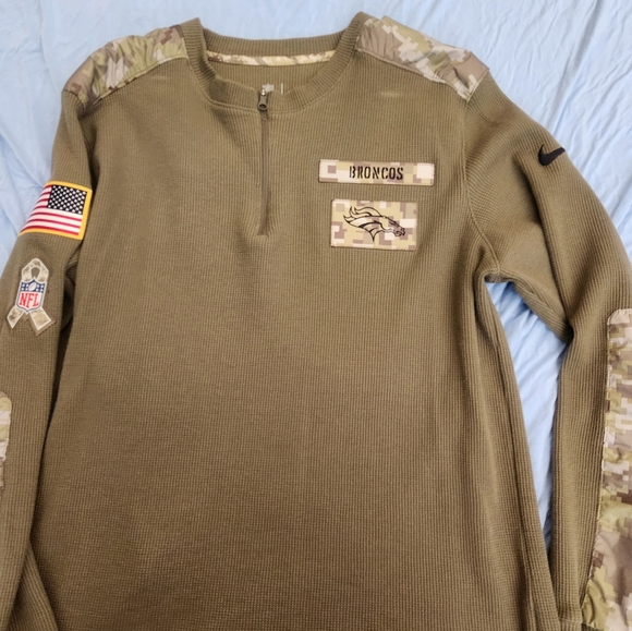 Men's Denver Broncos salute to service waffle henley - Picture 2 of 7